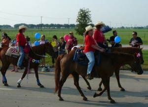 TTPA horses in Parker Parade