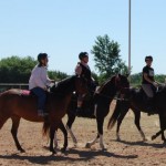 Riders learn trail riding safety