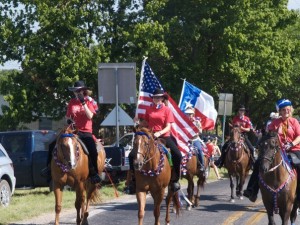 TTPA Riders in the Weston, Texas Parade